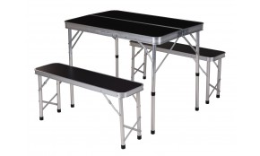 Kempingový set skládací stůl + lavice - design.vady