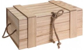 Úložný box dřevěný sada 3 ks HOMESTYLING