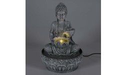 Fontána pokojová s LED osvětlením 29 cm Budha