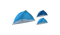 Plážový stan s UV ochranou 260 x 110 x 110 cm modrá