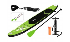 XQMAX Paddleboard pádlovací prkno 320 cm TORNADO EMERALD + pádlo a příslušenství