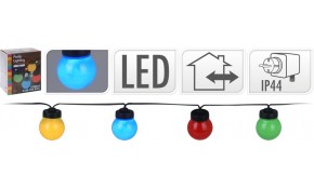 Světelný řetěz LED PARTY 10 žárovek barevné
