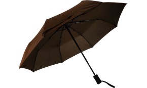 Deštník skládací mini 96cm hnědý