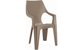 Plastová židle Keter Dante highback Cappuccino