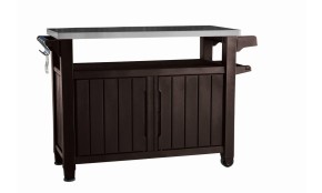 Grilovací stolek Keter UNITY XL 207L hnědý