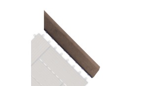 Přechodová lišta G21 Indický teak pro WPC dlaždice, 38,5 x 7,5 cm rohová (pravá)