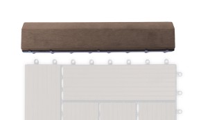 Přechodová lišta G21 Indický teak pro WPC dlaždice, 30 x 7,5 cm rovná