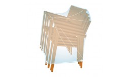 Ochranný obal na zahradní židle 102x61x61cm
