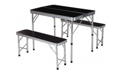 Kempingový set skládací stůl + lavice - design.vady