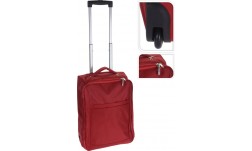 Kufr příruční textilní 50 x 34 x 20 cm červený