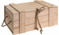 Úložný box dřevěný sada 3 ks HOMESTYLING
