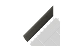 Přechodová lišta G21 Eben pro WPC dlaždice, 38,5 x 7,5 cm rohová (levá)